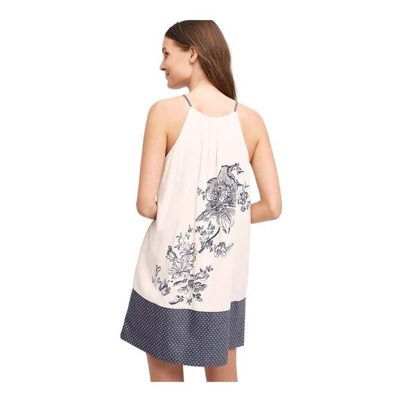 Anthropologie Floreat Sava Silk Halter Dress with pockets Sz 14 - Picture 2 of 12